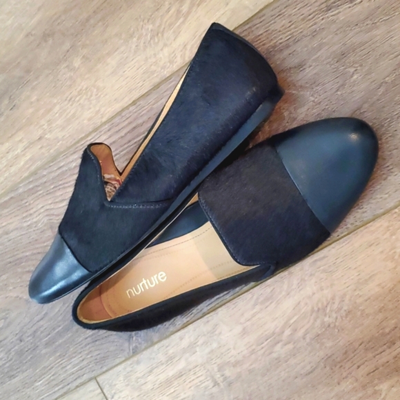 Women's Genuine Calf Fur & Leather Pumps, Nuture - Picture 6 of 9